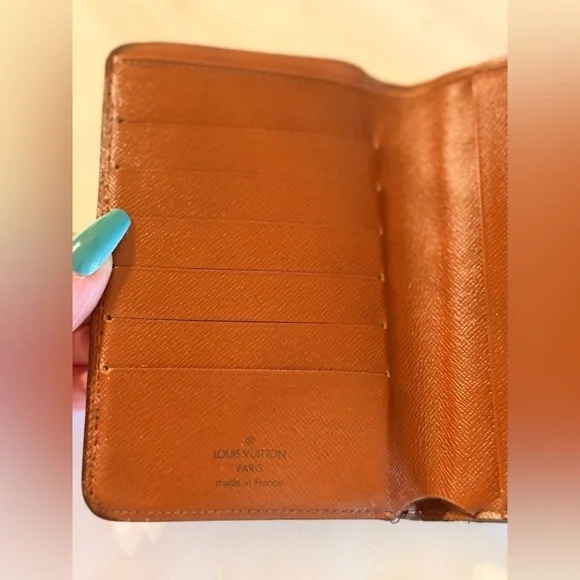 Louis Vuitton Brown Monogram Zippy Wallet 1998 SP0948 Cleaned Professional 6x4 - Picture 15 of 16